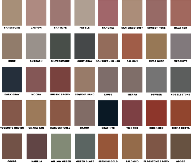 countertop colors